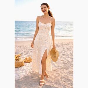 French Connection Camille Sleeveless Floral Midi Dress 6